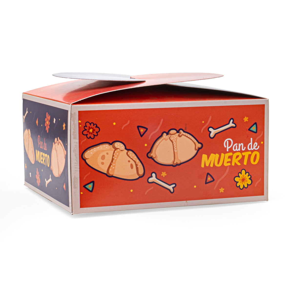 25 Cajas Para Pan De Muerto 15X15X7.5 Cm