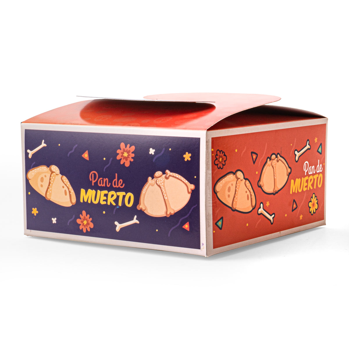 25 Cajas Para Pan De Muerto 15X15X7.5 Cm