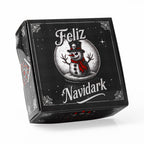 20 Cajas 15X15X6Cm Para Pan de Muertos Temática Navideña Obscura