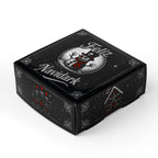 20 Cajas 15X15X6Cm Para Pan de Muertos Temática Navideña Obscura